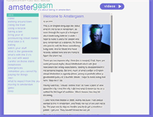 Tablet Screenshot of amstergasm.com